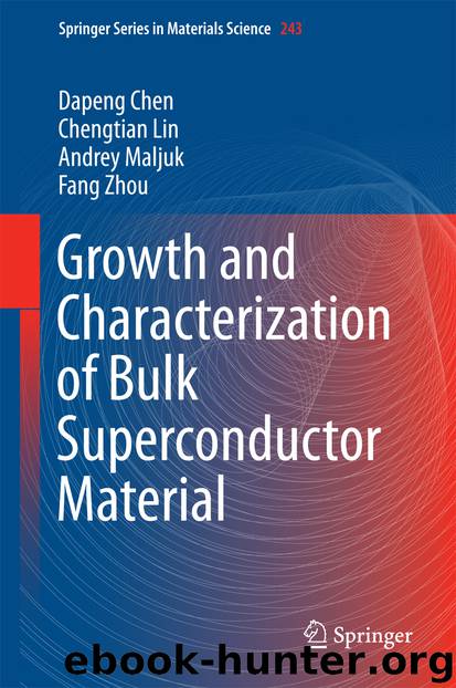 Growth and Characterization of Bulk Superconductor Material by Dapeng Chen Chengtian Lin Andrey Maljuk & Fang Zhou