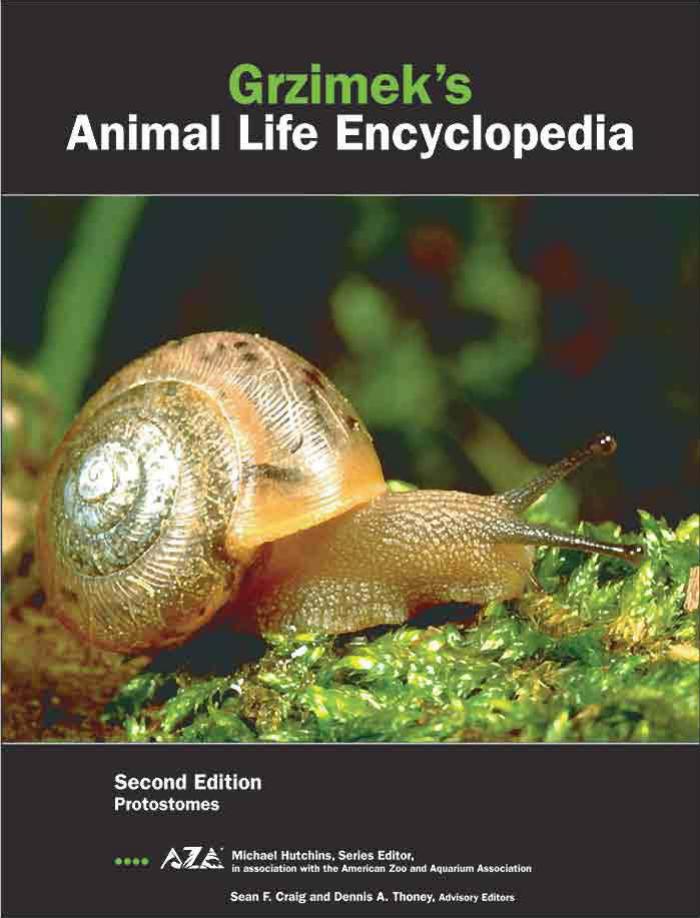 Grzimek's Animal Life Encyclopedia Second Edition Volume 2 Protostomes by Sean F. Craig Advisory Editor Dennis A. Thoney Advisory Editor Neil Schlager Editor