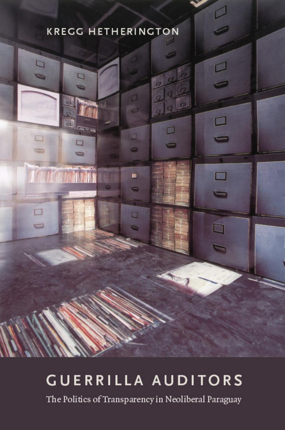 Guerrilla Auditors: The Politics of Transparency in Neoliberal Paraguay by Kregg Hetherington