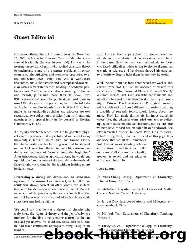 Guest Editorial. by Unknown