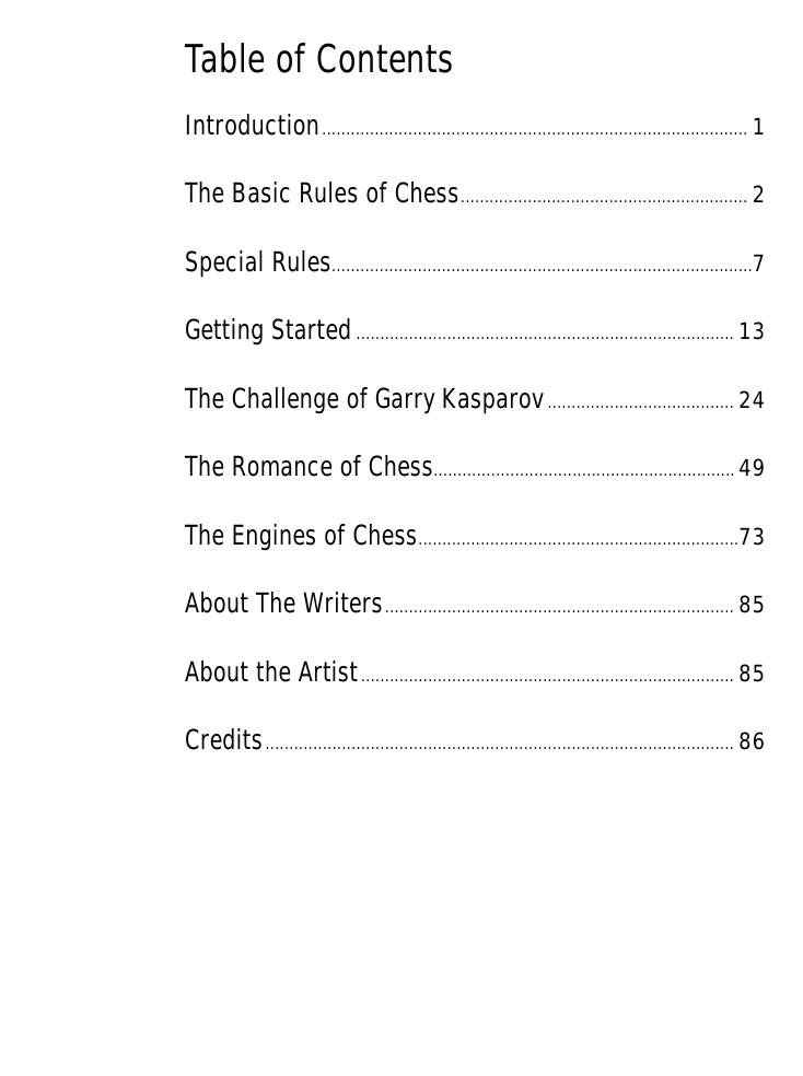 Guide to Chess [Garry Kasparov 1993] by Unknown
