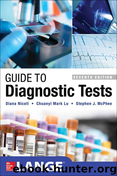 Guide to Diagnostic Tests, Seventh Edition by Diana Nicoll & Chuanyi Mark Lu & Stephen J. McPhee
