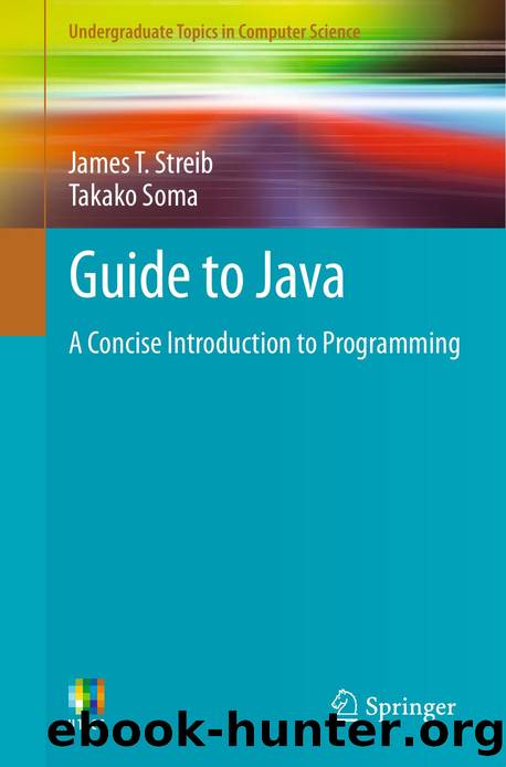 Guide to Java A Concise Introduction to Programming (2014) by Unknown