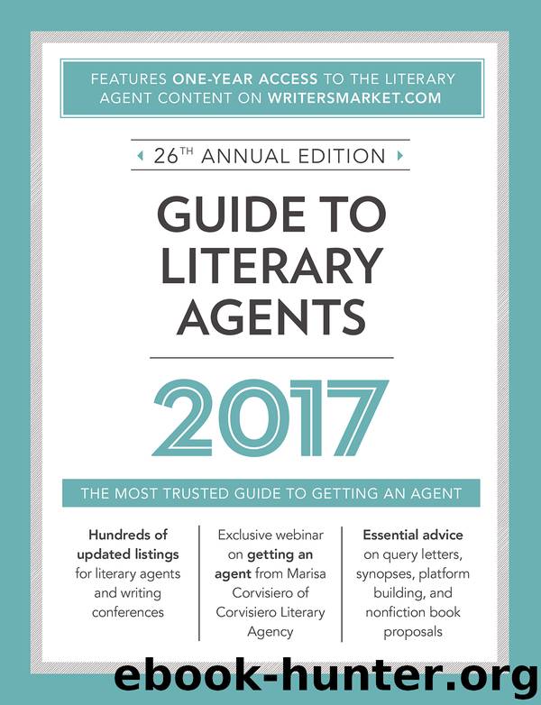 Guide to Literary Agents 2017 by Chuck Sambuchino