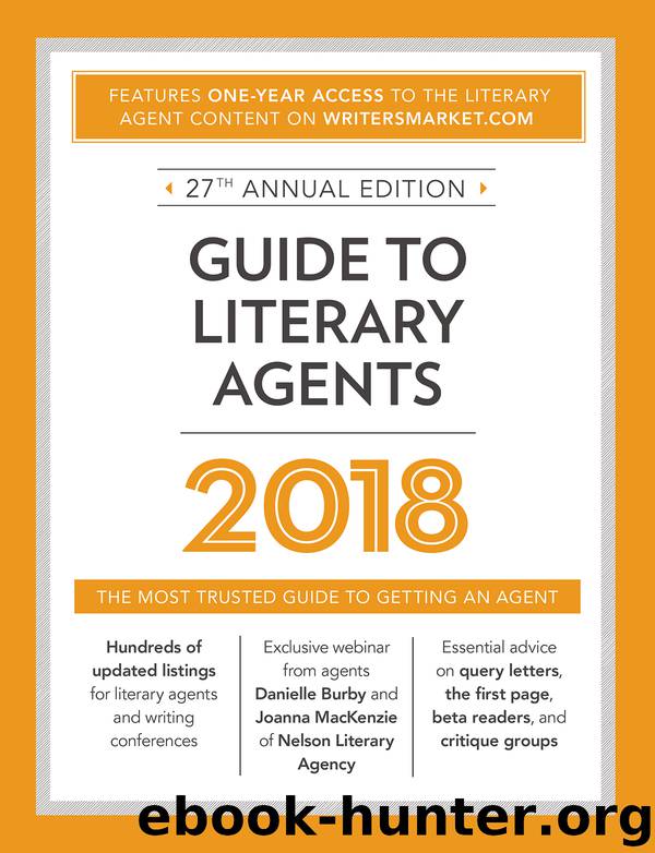 Guide to Literary Agents 2018 by Cris Freese
