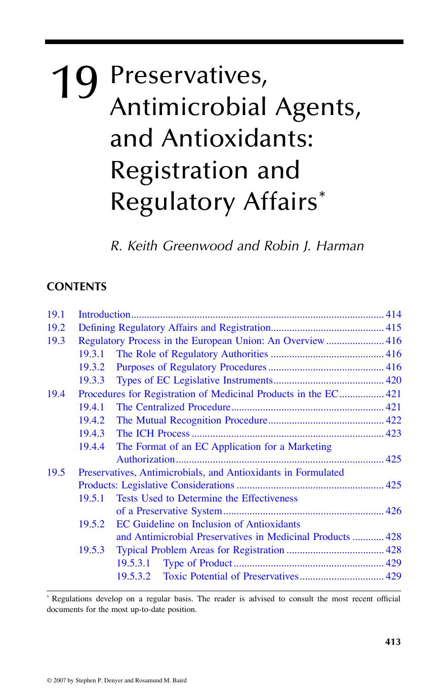 Guide to Microbiological Control in Pharmaceuticals and Medical Devices, SECOND EDITION by R. Keith Greenwood & Robin J. Harman