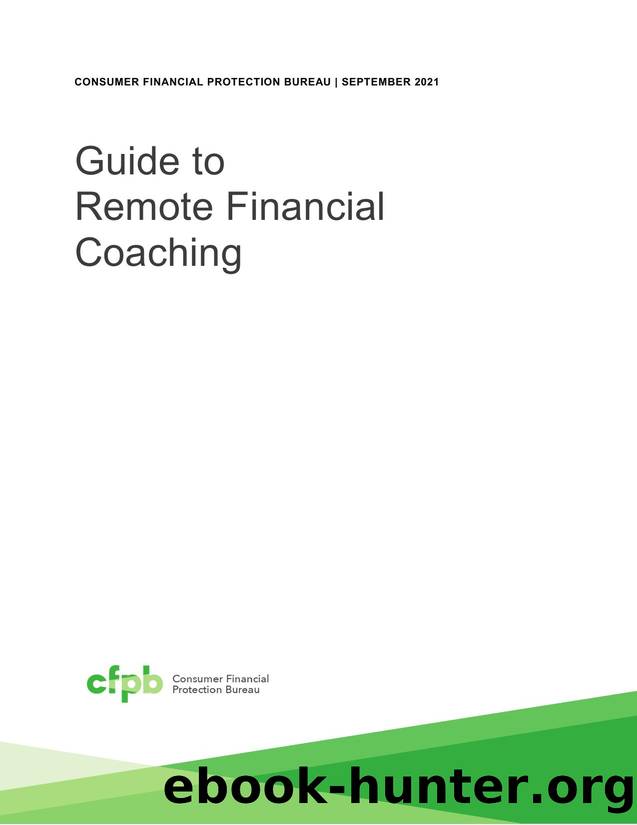 Guide to Remote Financial Coaching by Bureau of Consumer Financial Protection