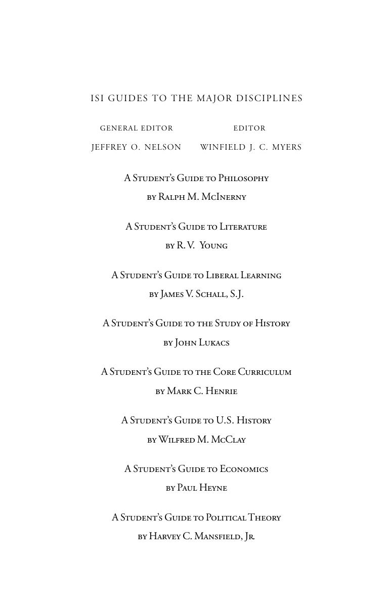 Guide to the Study of History by Luckacs