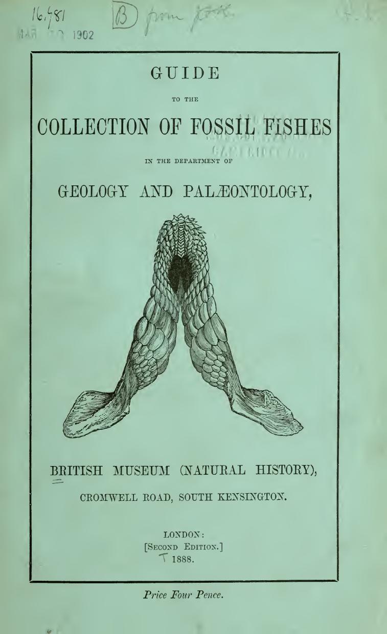 Guide to the collection of fossil fishes in the British Museum by Woodward H