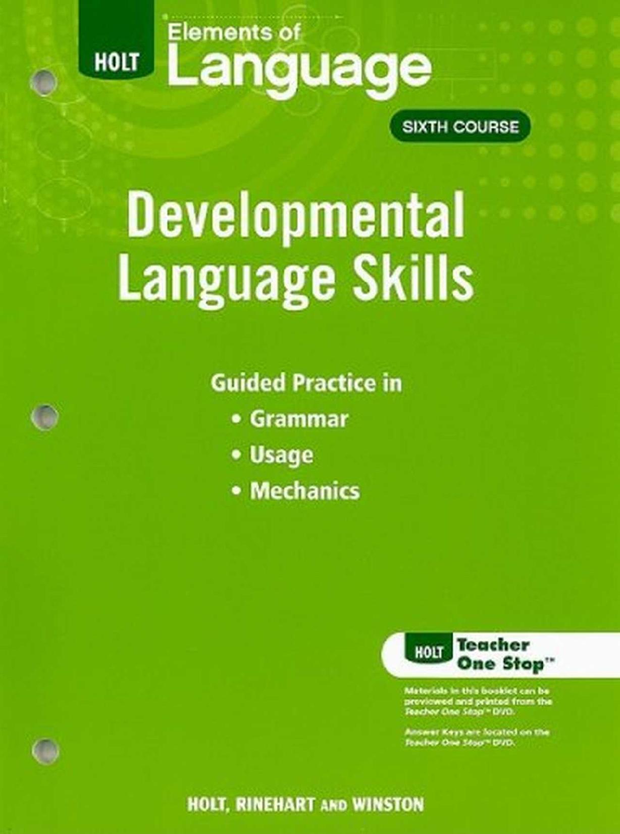 Guided Practice in Grammar, Usage, and Mechanics (Sixth Course) by Unknown