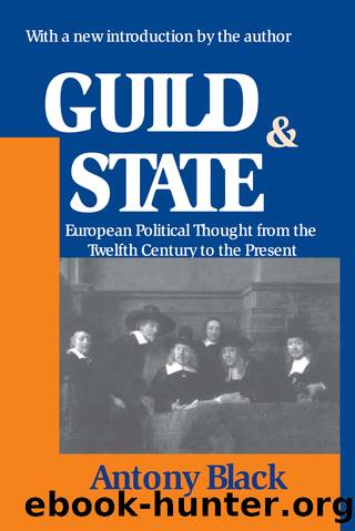 Guild and State by Antony Black