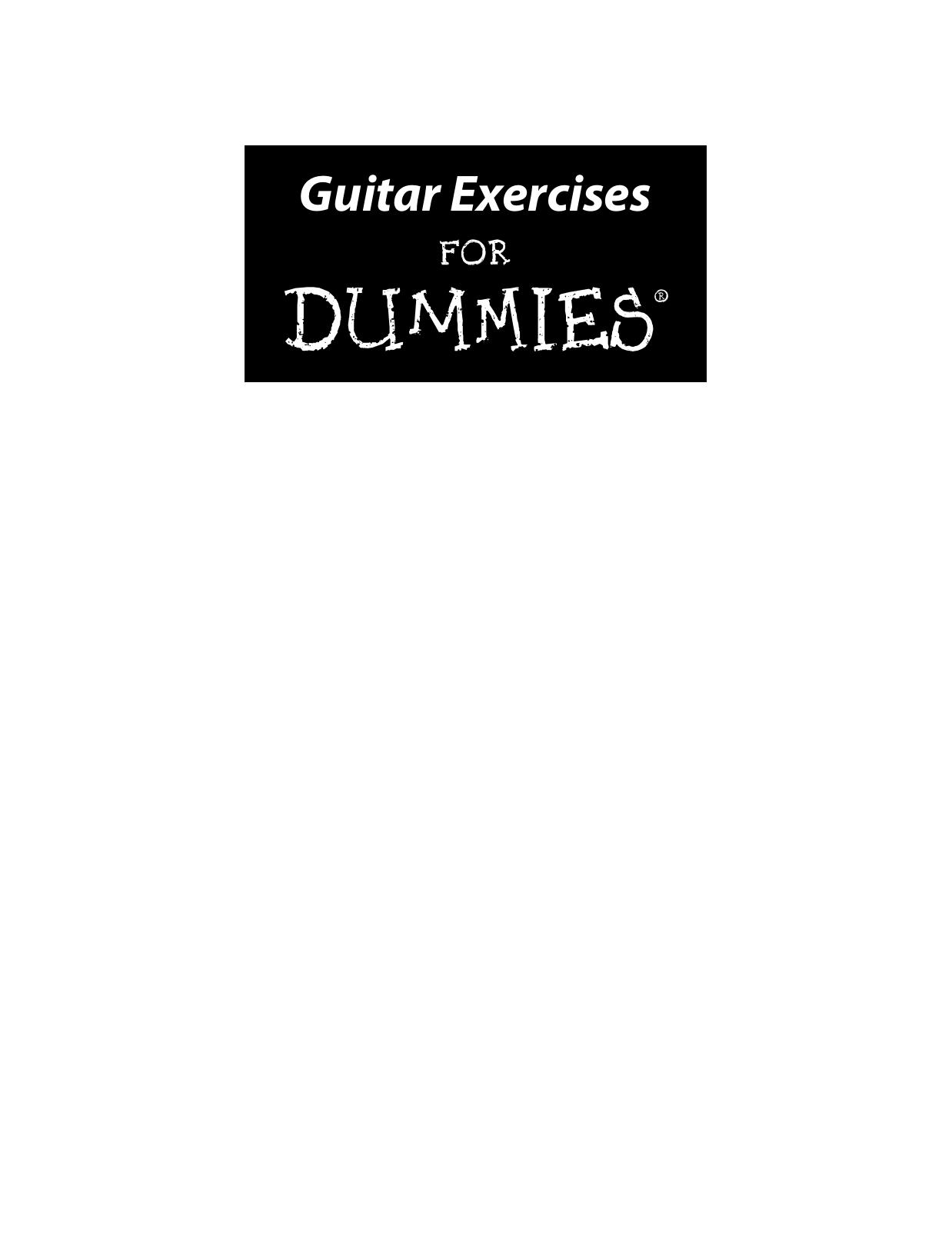 Guitar Exercises for Dummies (ISBN by 0470387661)