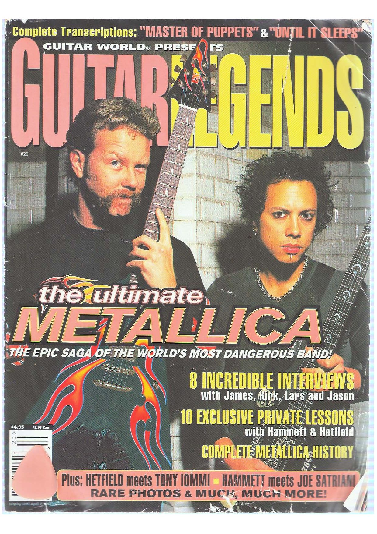 Guitar Legends - The Ultimate Metallica by Guitar World