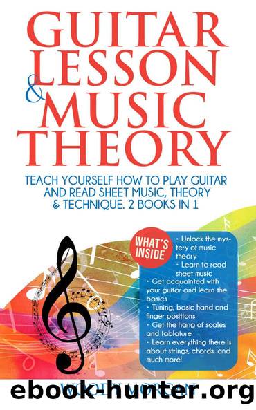 Guitar Lessons & Music Theory : Teach Yourself How to Play Guitar and Read Sheet Music, Theory & Technique. by Woody Morgan