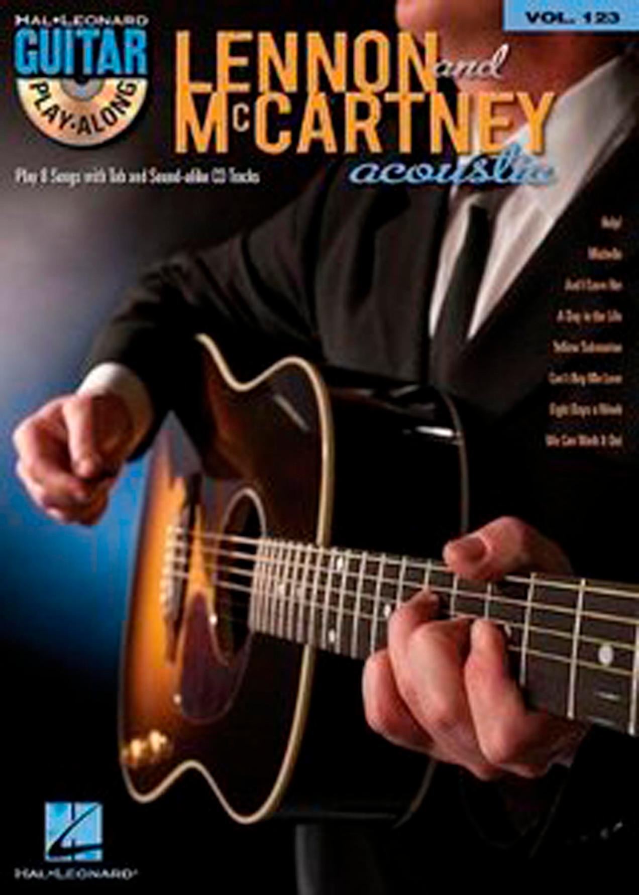 Guitar Play-Along Vol. 123 by Lennon & Mccartney Acoustic