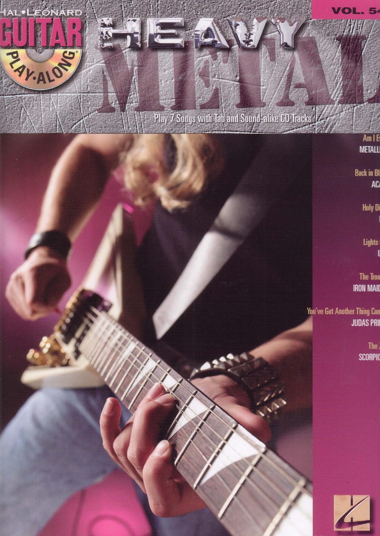 Guitar Play-Along Vol. 54 - Heavy Metal by V/A