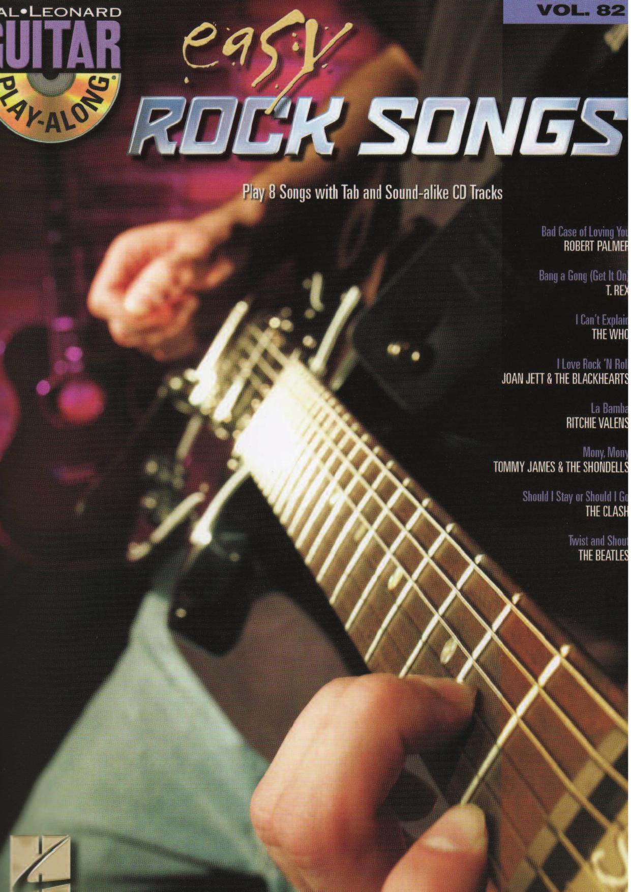 Guitar Play-Along Vol. 82 - Easy Rock Songs by V/A