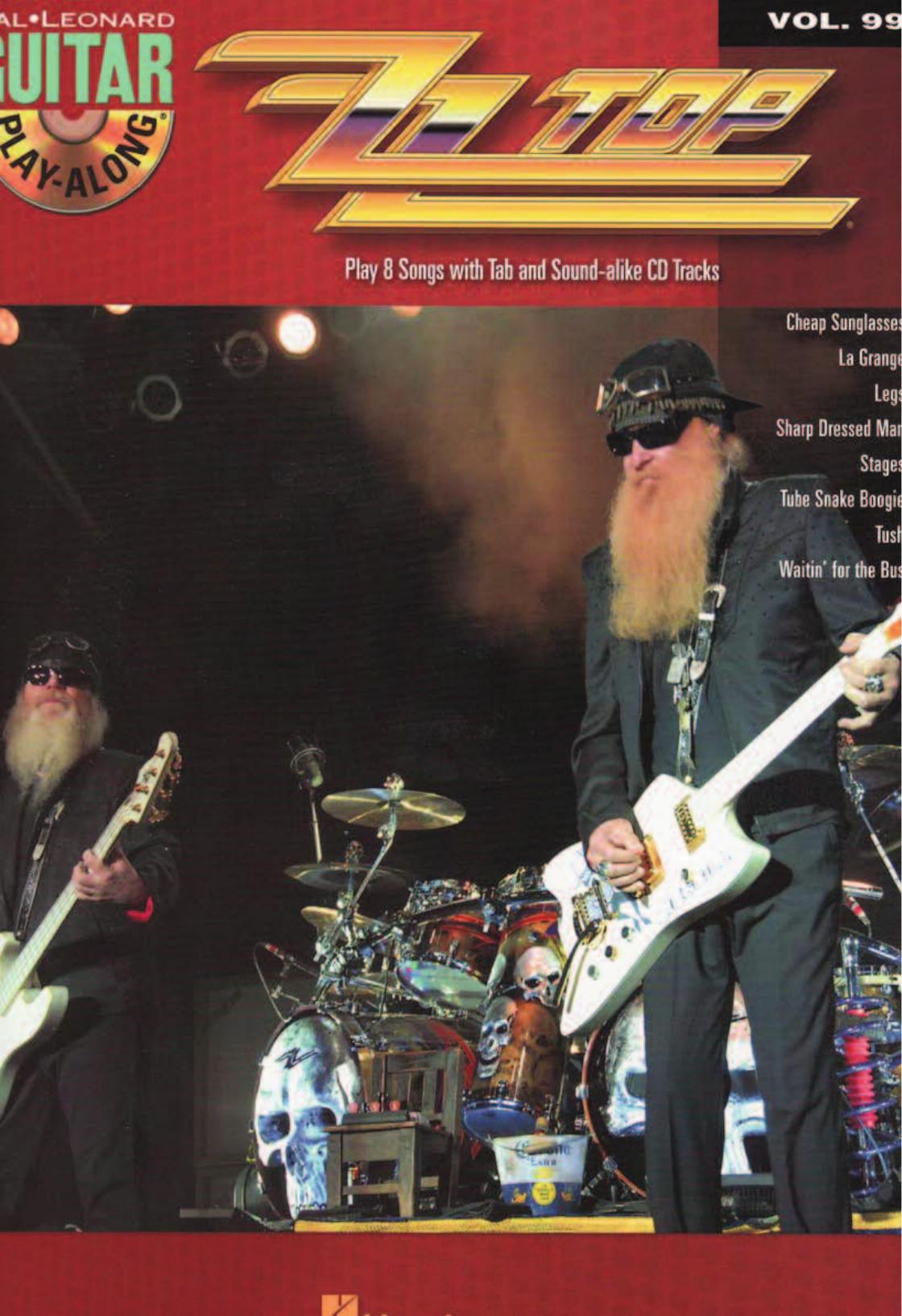 Guitar Play-Along Vol. 99 by ZZ Top