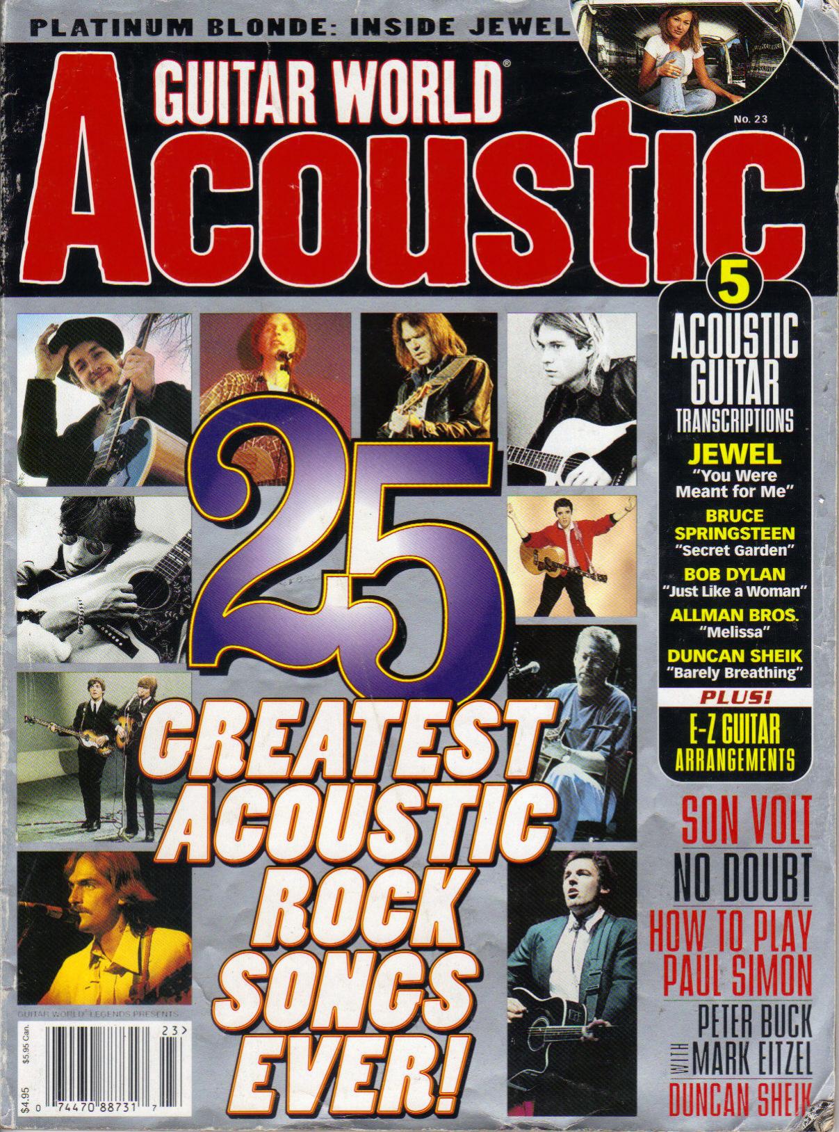 Guitar World Acoustic No23 1997 by Unknown