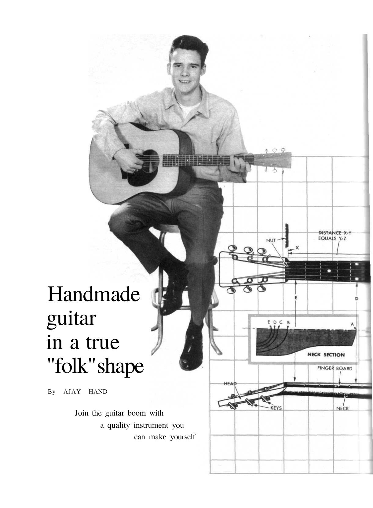 Guitar by Handmake a Folk Guitar