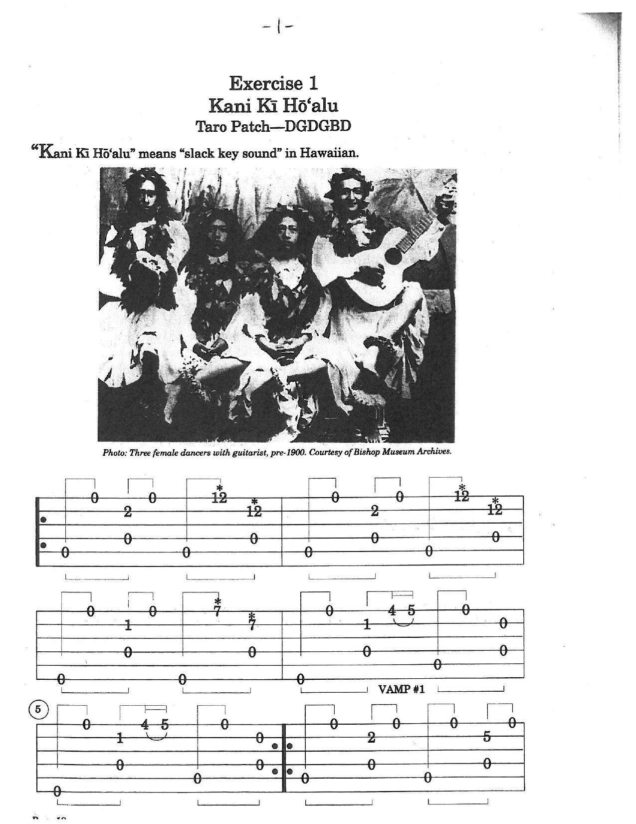 Guitar playing hawaiian style. by Kotani Ozzie