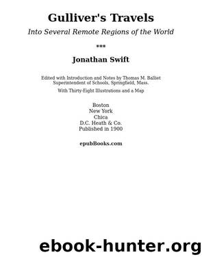 Gulliver's Travels # line drawings by Jonathan Swift