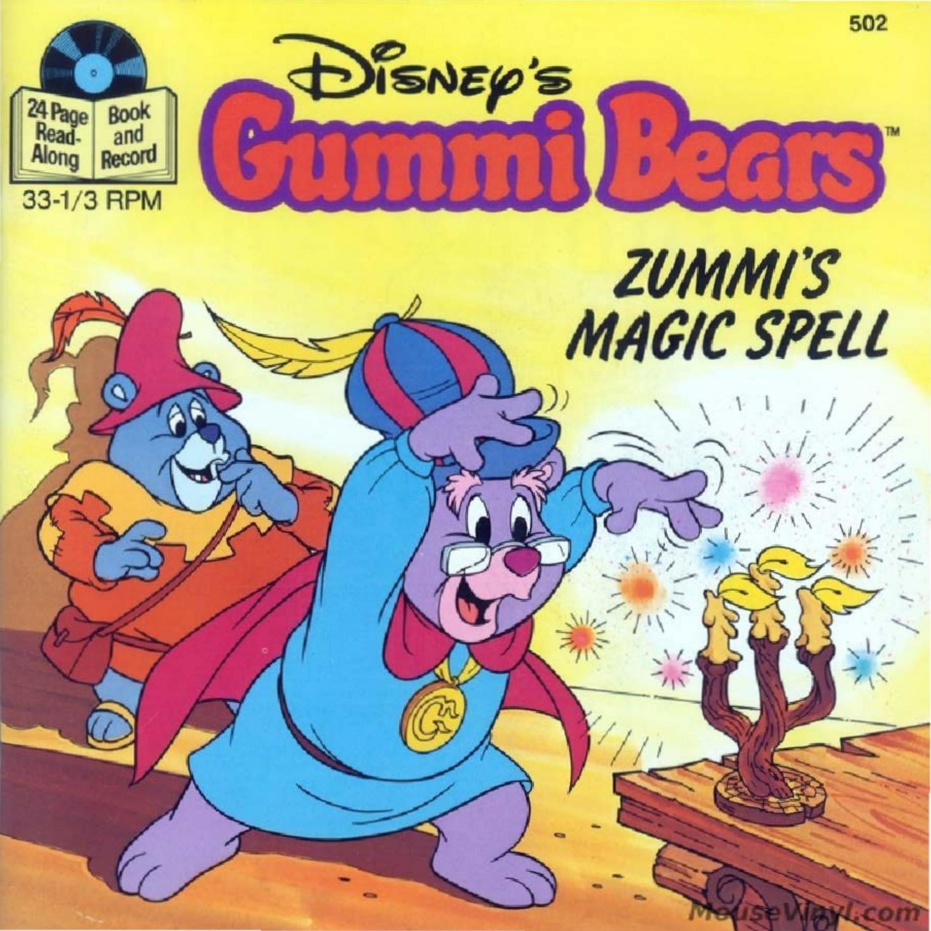 Gummi Bears - Zummi's Magic Spell - See, Hear, Read by Disneyland Records