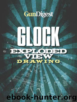 Gun Digest Glock Exploded Gun Drawing by Harold Murtz