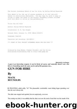 Gun for Hire by Mack Reynolds