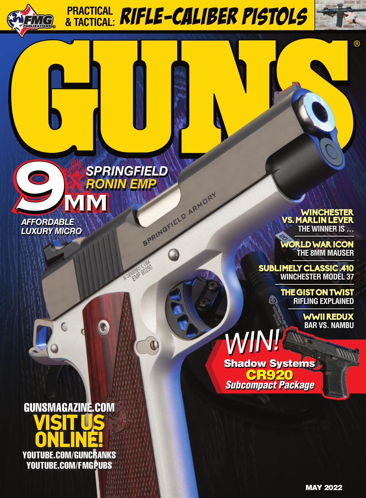 Guns Magazine by May 2022