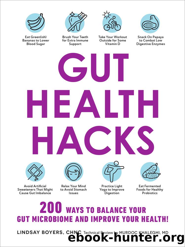 Gut Health Hacks by Lindsay Boyers
