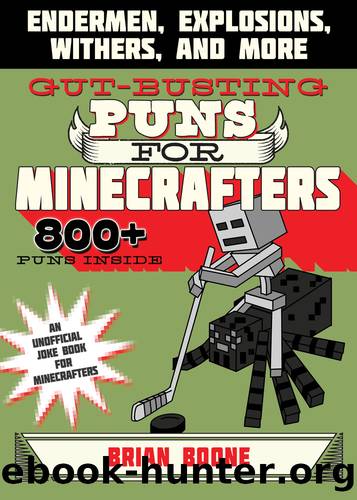 Gut-Busting Puns for Minecrafters by Brian Boone