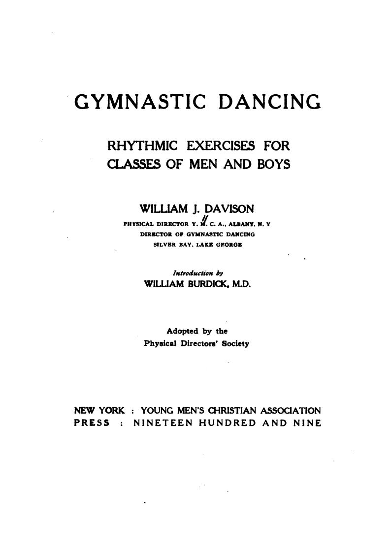 Gymnastic Dancing by William J. Davison