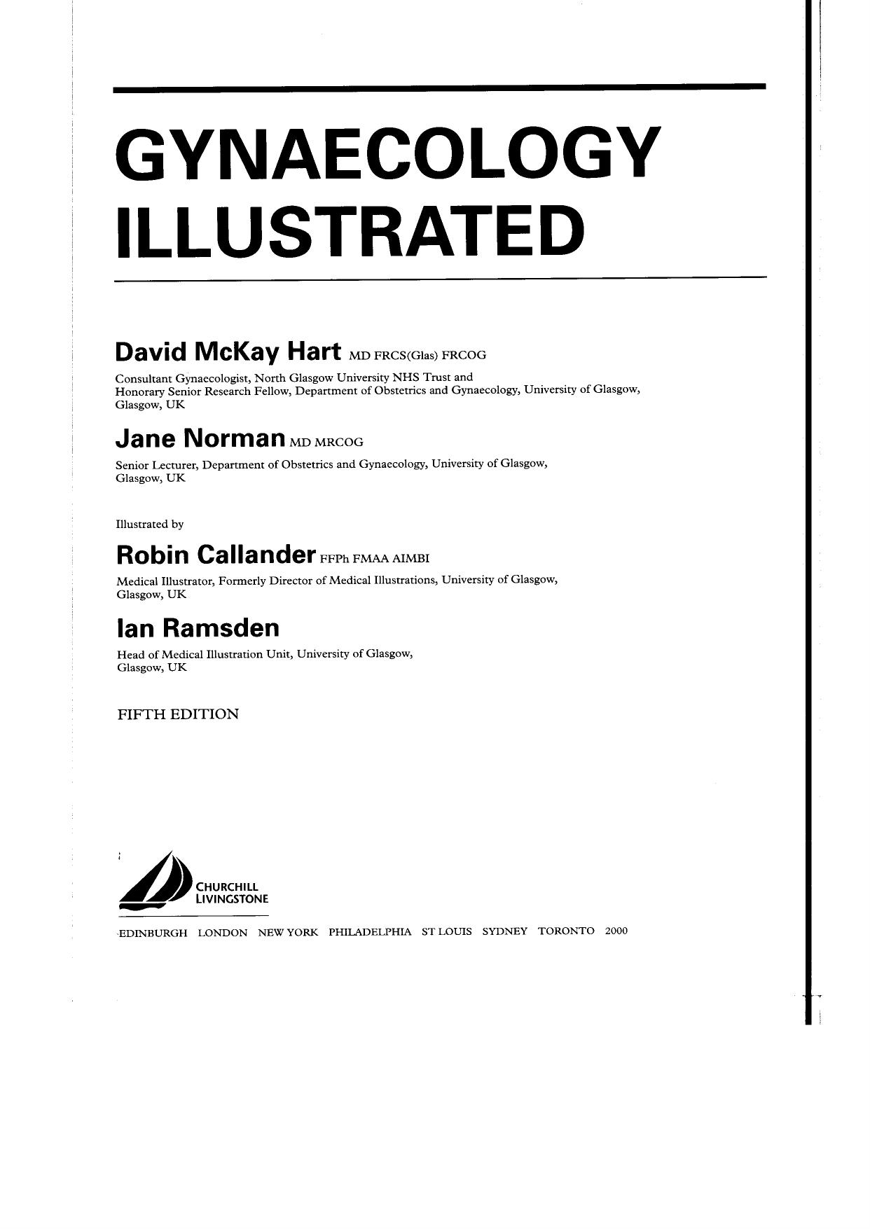 Gynaecology Illustrated by Hart