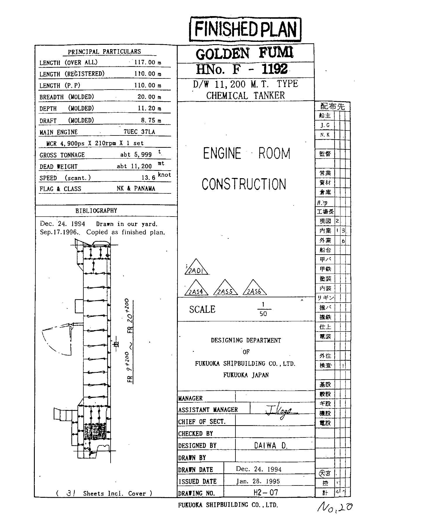 H2-07 ENGINE ROOM CONSTRUCTION by Unknown