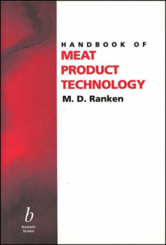 HANDBOOK OF MEAT PRODUCT TECHNOLOGY by Unknown