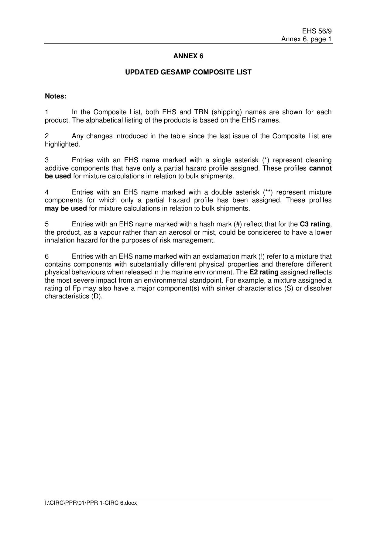 HAZARD EVALUATION OF SUBSTANCES TRANSPORTED BY SHIPS by Jurga Kononovaite
