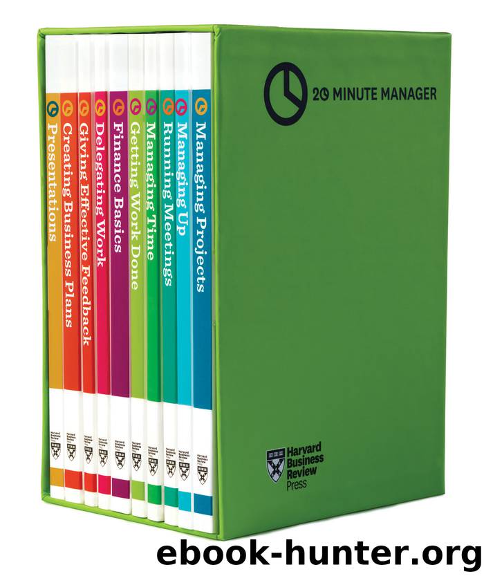 HBR 20-Minute Manager Boxed Set (10 Books) (HBR 20-Minute Manager Series) by Harvard Business Review