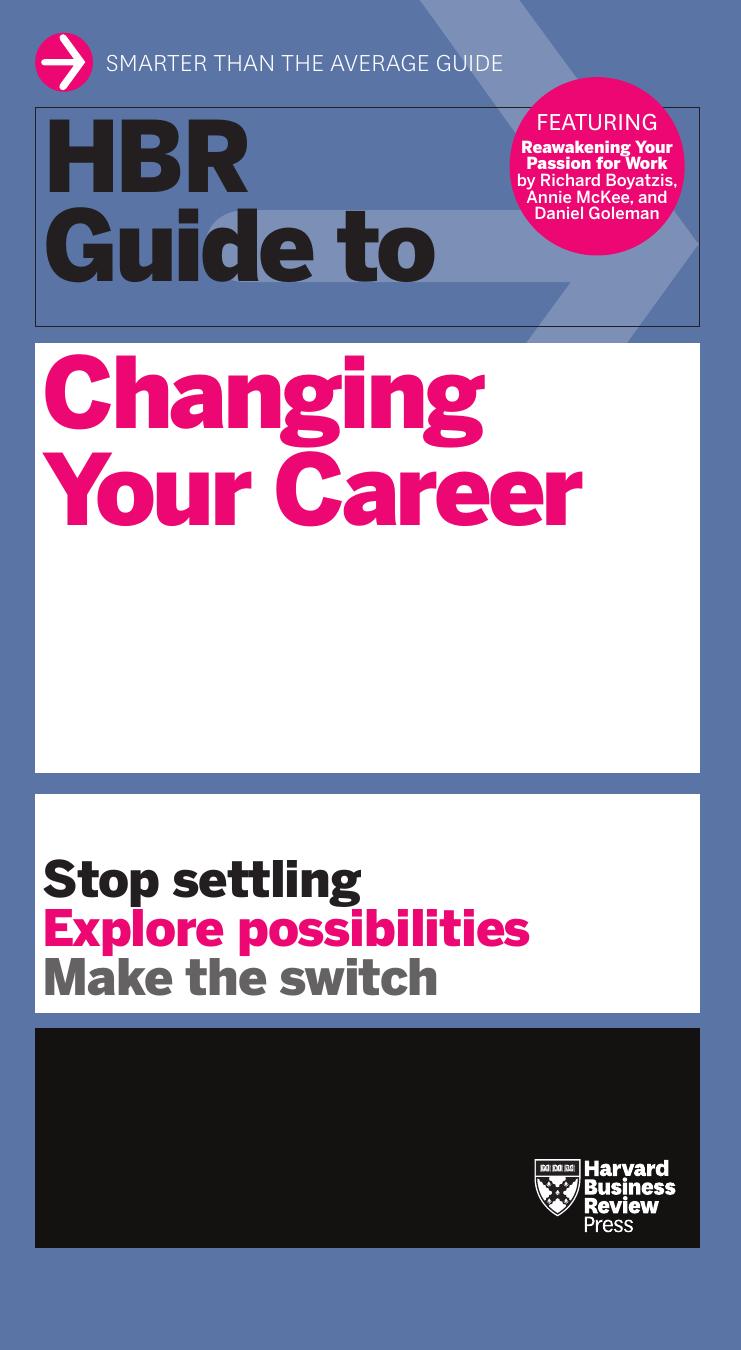 HBR Guide to Changing Your Career by Harvard Business Review