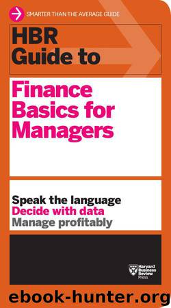 HBR Guide to Finance Basics for Managers (Harvard Business Review Guides) by Harvard Business Review