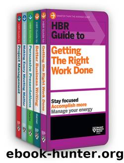 HBR Guides to Being an Effective Manager Collection (5 Books) (HBR Guide Series) by unknow