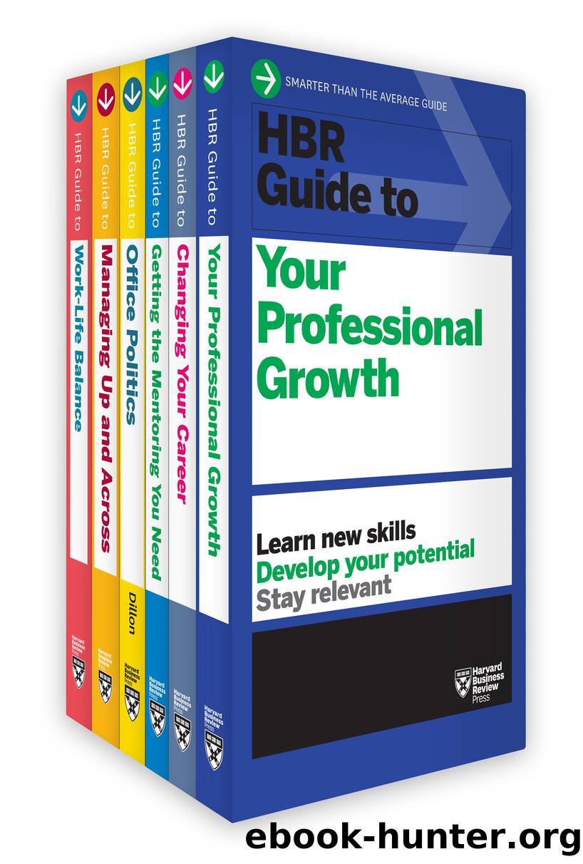 HBR Guides to Managing Your Career Collection (6 Books) by Harvard Business Review;