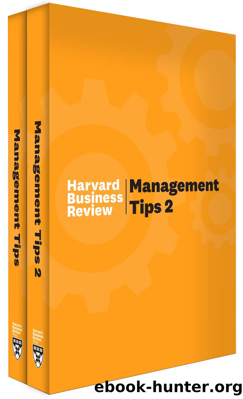 HBR Management Tips Collection (2 Books) by Harvard Business Review