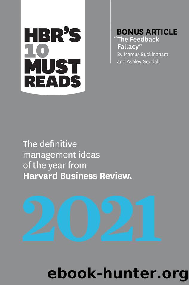 HBR's 10 Must Reads 2021 by Harvard Business Review