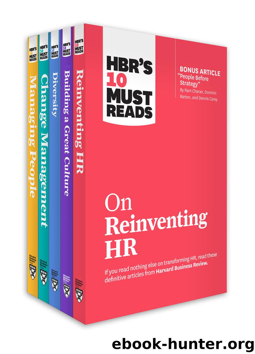 HBR's 10 Must Reads for HR Leaders Collection (5 Books) by unknow