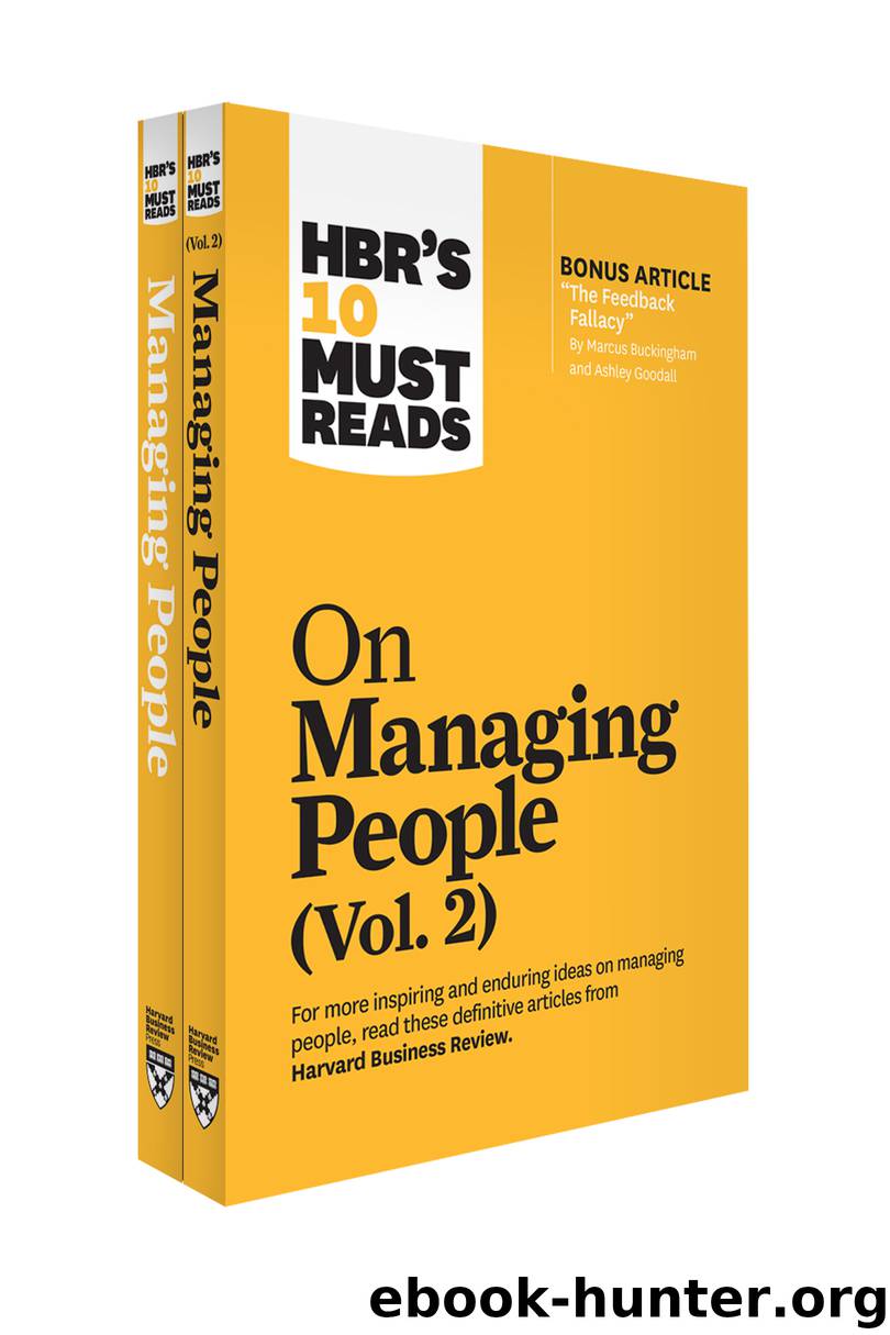 HBR's 10 Must Reads on Managing People 2-Volume Collection by Harvard Business Review