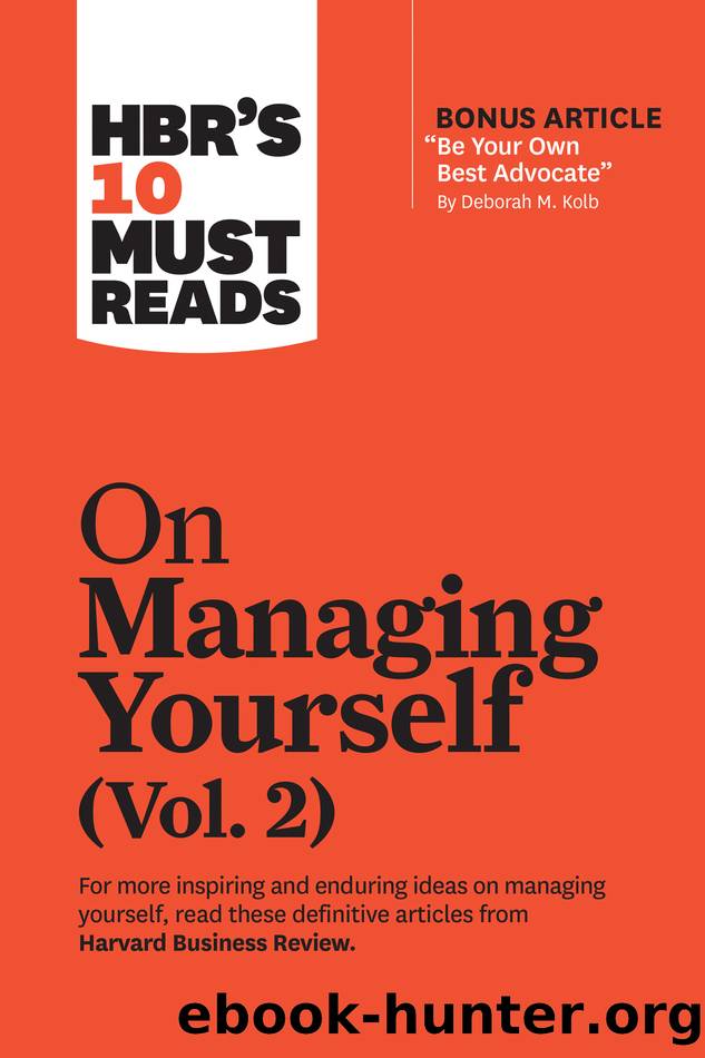 HBR's 10 Must Reads on Managing Yourself 2-Volume Collection by Harvard Business Review;