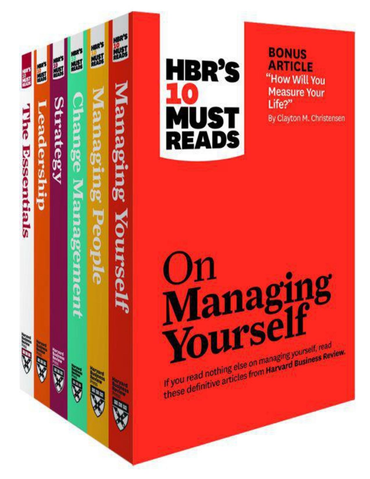HBRâs Must Reads Boxed Set (6 Books) (HBRâs 10 Must Reads) by Harvard Business School Press