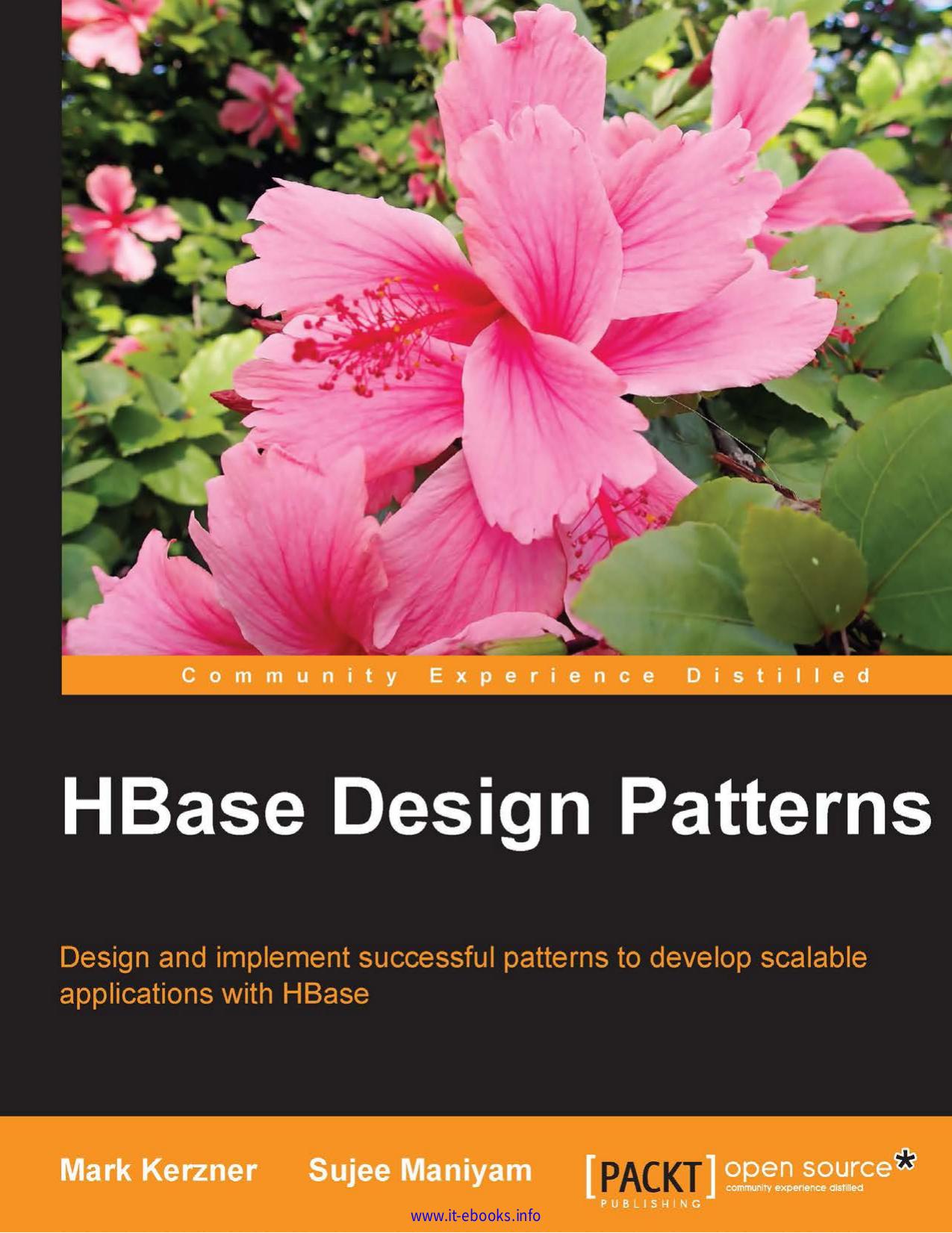 HBase Design Patterns by unknow