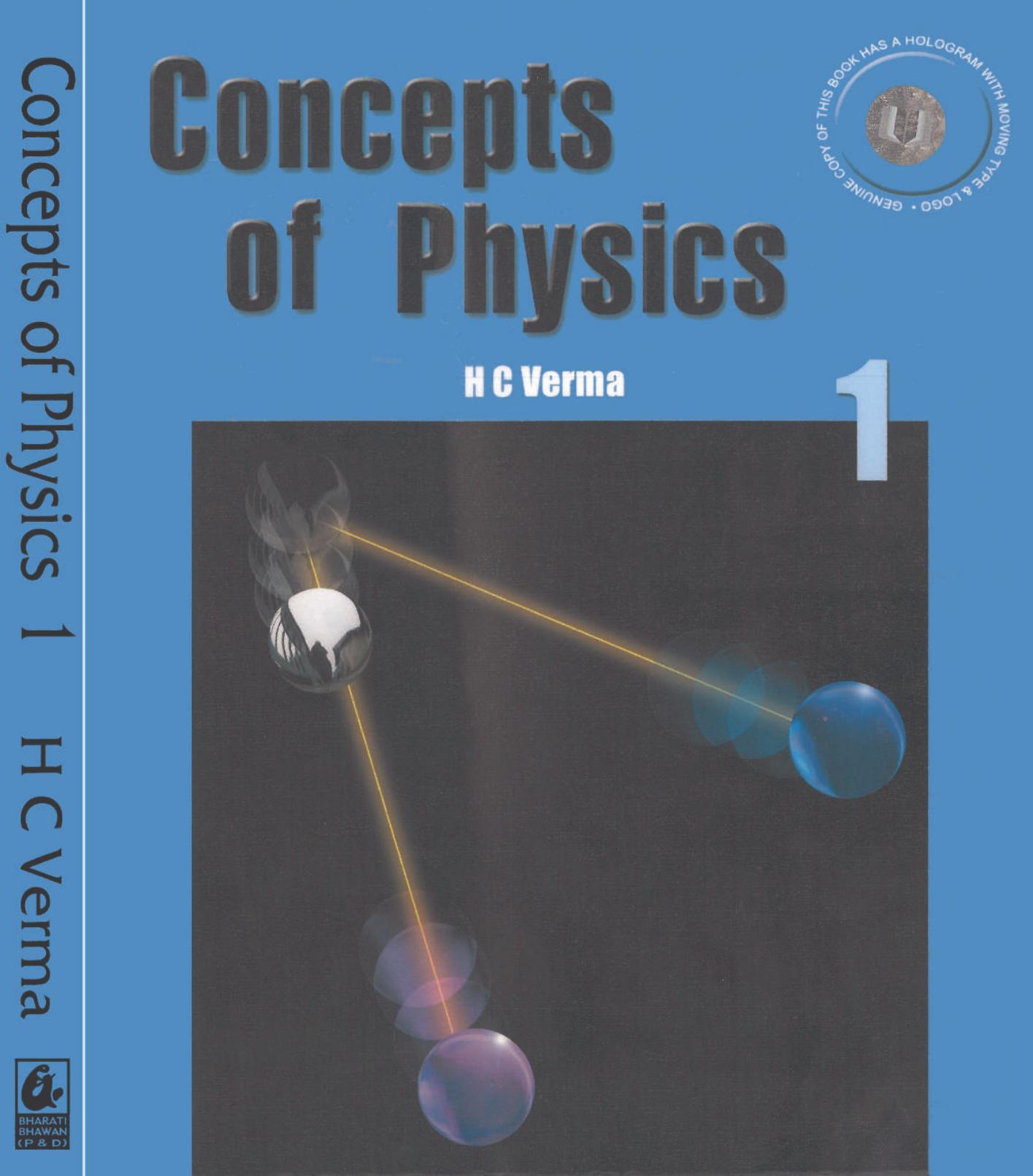 HC VERMA Concepts Of Physics Volume 1 by Unknown